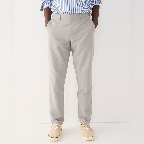 J Crew Ludlow Slim-fit unstructured suit pant in Irish cotton-linen AU429 - Picture 3 of 6